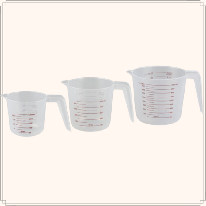 OTIX Maatbeker Set van 3 Kunststof Verschillende Maten