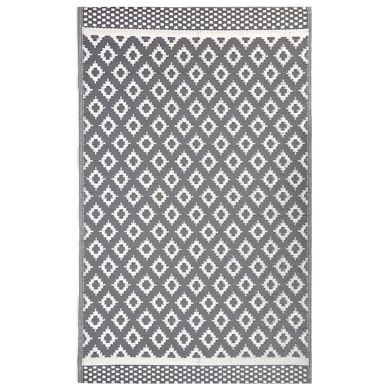 Beliani - THANE - Outdoor kleed - Grijs - 120 x 180 cm - Polypropyleen