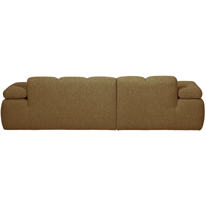 WOOOD Mojo Chaise Longue Bank Links - Bouclé - Geel|Bruin Melange