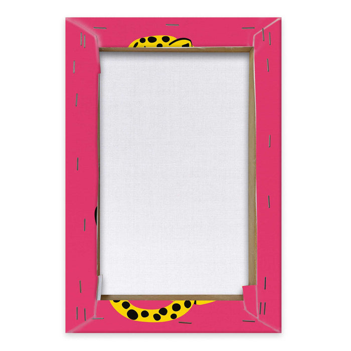 Reinders - Oh La La Leopard Pink - Canvas Schilderijen set 2x 30x20cm