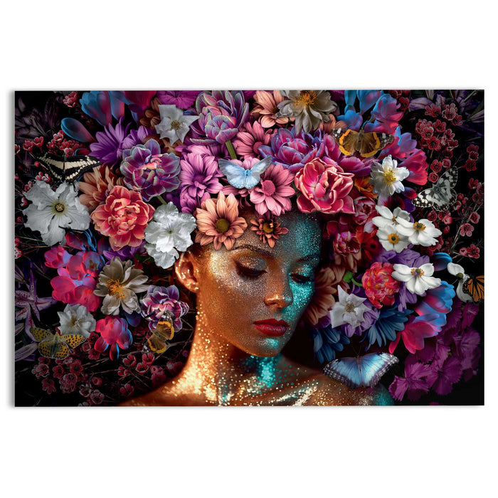 Reinders - Sparkling Floral - Glasschilderij 78x116cm