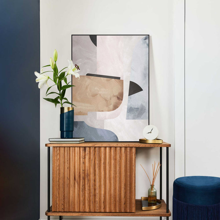 Reinders - Soft Abstract II - Schilderij 70x50cm Zwart