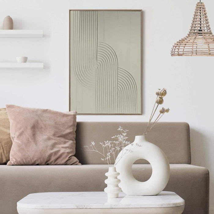 Reinders - Knot Craft Art Schilderij - 70 x 50 cm - Sage Green