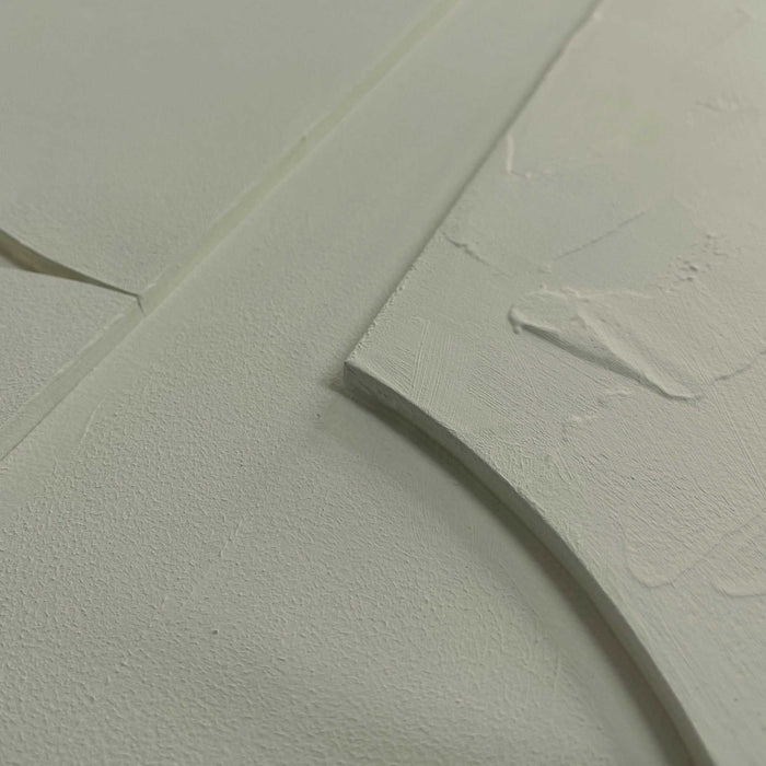 Reinders - Mars Relief Art Schilderij 100 x 70 cm - Sage Green