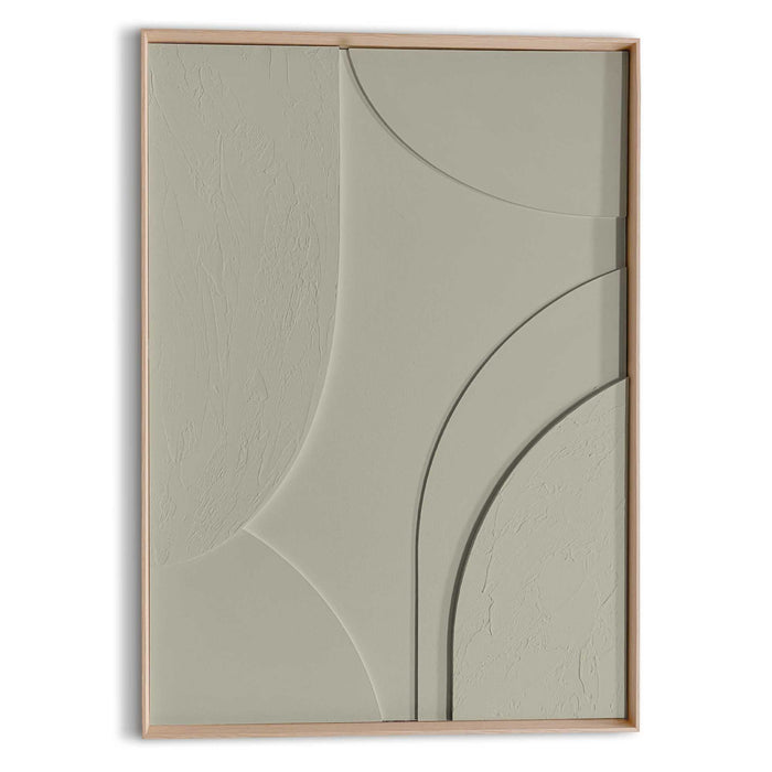 Reinders - Terrace Relief Art Schilderij - 70 x 50 cm - Sage Green