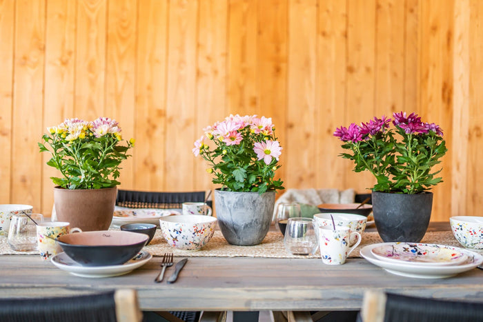 Artstone Bloempot Bola - 55x45 - Oak