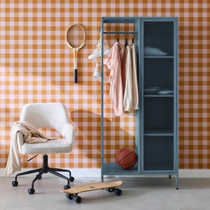 sweeek - Metalen kinderkledingkast, 3 legplanken