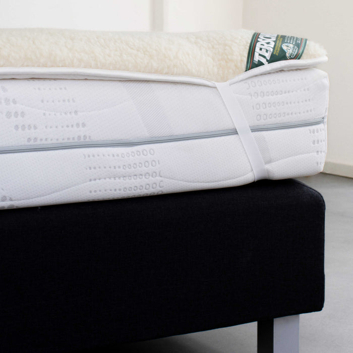 Terschellinger Wolweelde - Zuiver Wollen Matrasoplegger - 180 x 210