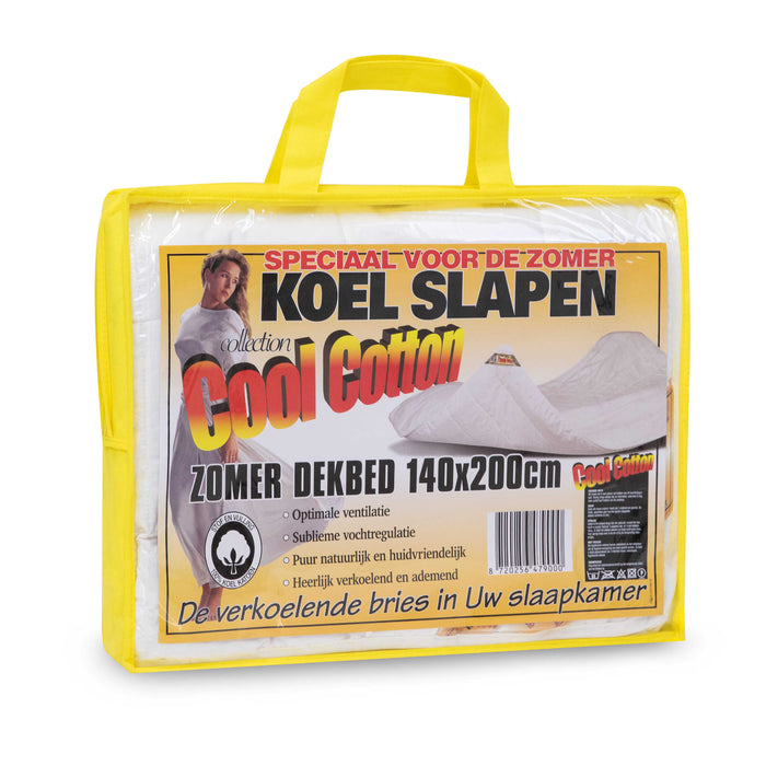 Cool Cotton - 100% Katoenen - Zomerdekbed - 200x200cm