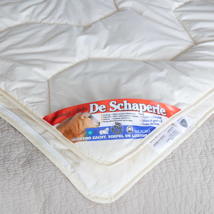 De Schaperie - Luxe wollen  4-Seizoenen Dekbed - 140x220cm
