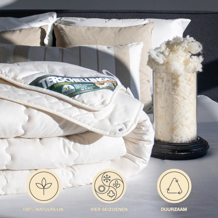 Terschellinger Wolweelde - Wollen - 4-Seizoenen Dekbed - 200x220cm