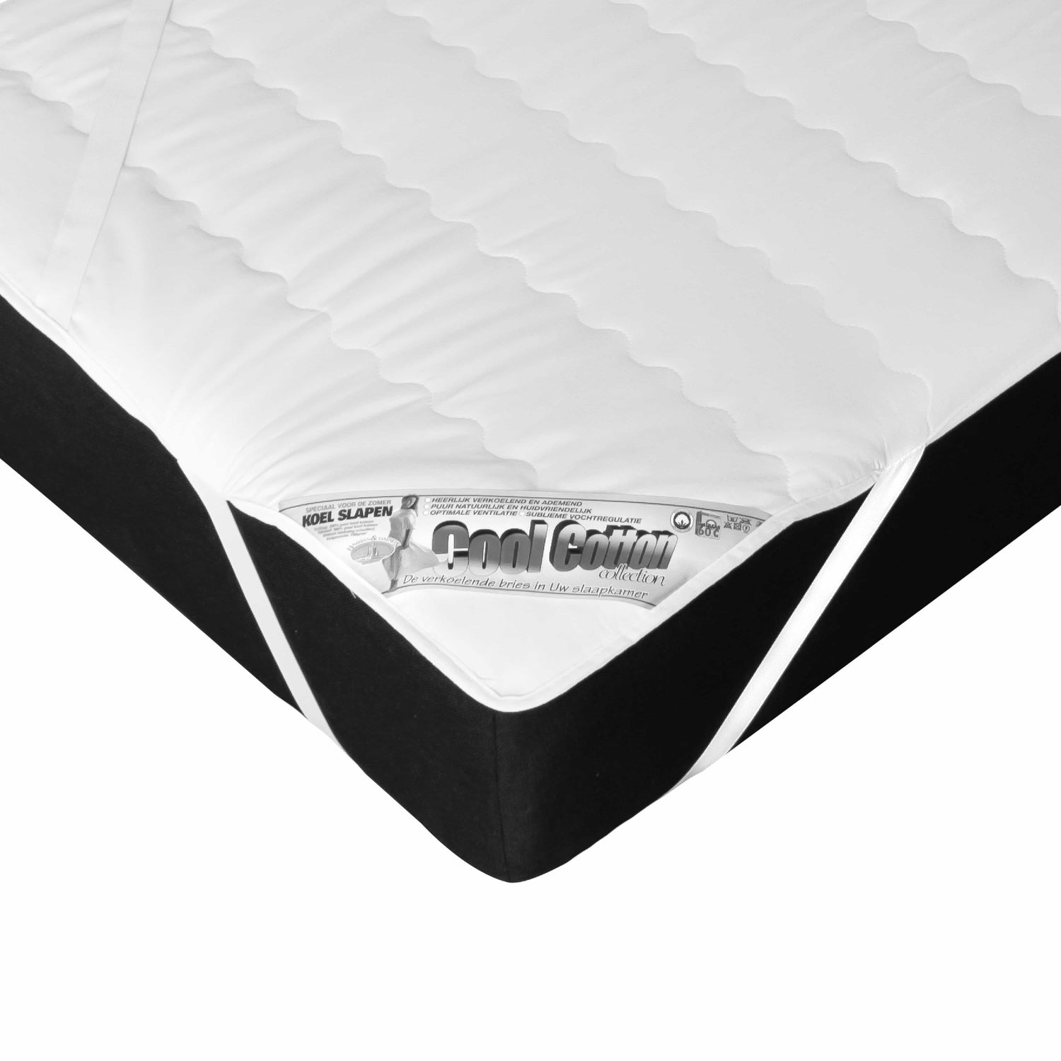 Cool Cotton - 100% Katoenen Matrasoplegger - 180 x 210