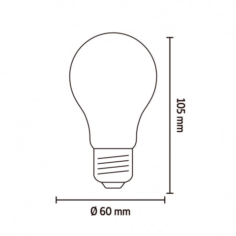 Calex Lichtbron E27  Transparant - Glas - 6x11x6cm (BxHxD)