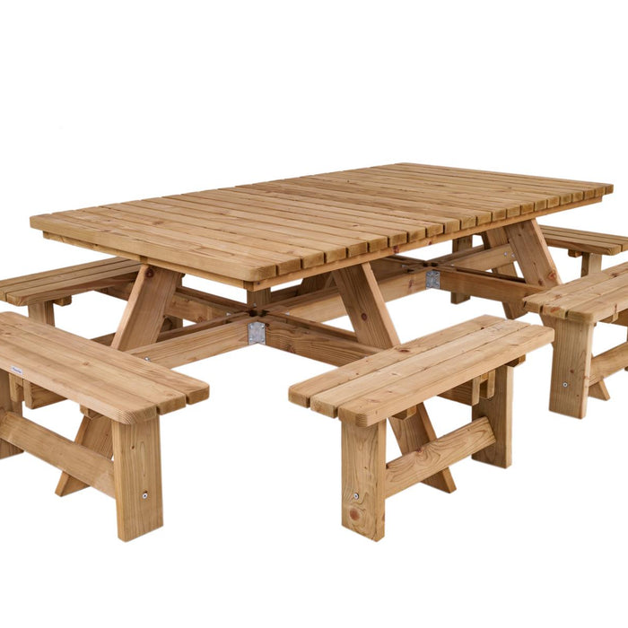 Luxe houten picknicktafel Tallinn 300 cm