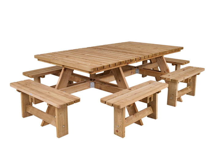 Luxe houten picknicktafel Tallinn 300 cm
