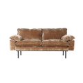 HKliving Retro Sofa 2-zitsbank - Velvet Corduroy - Aged Gold