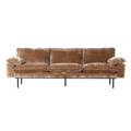 HKliving Retro Sofa 4-zitsbank - Velvet Corduroy - Aged Gold