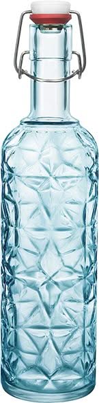 Bormioli Rocco Beugelfles | Weckfles Oriente - Blauw - 1 liter