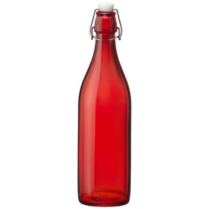 Bormioli Rocco Beugelfles | Weckfles Giara - Rood - 1 liter