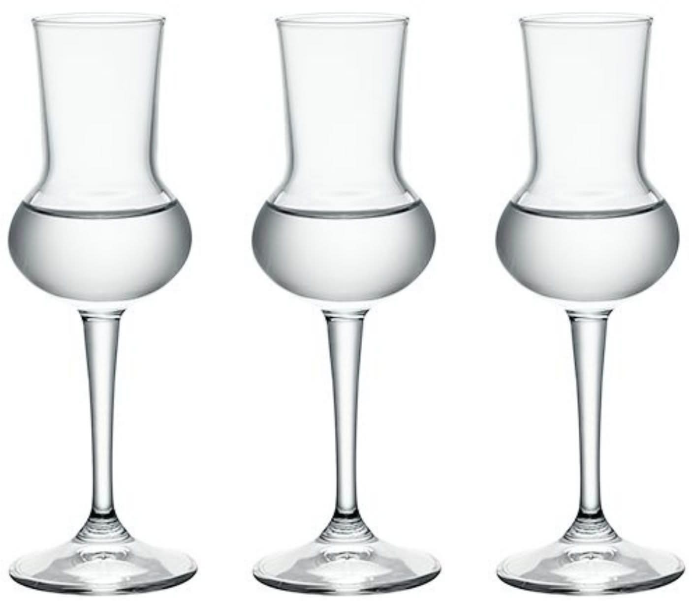 Bormioli Grappaglazen Restaurant - 80 ml - 3 stuks