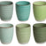Studio Tavola Koffiekopjes Summer Green 160 ml - 6 stuks