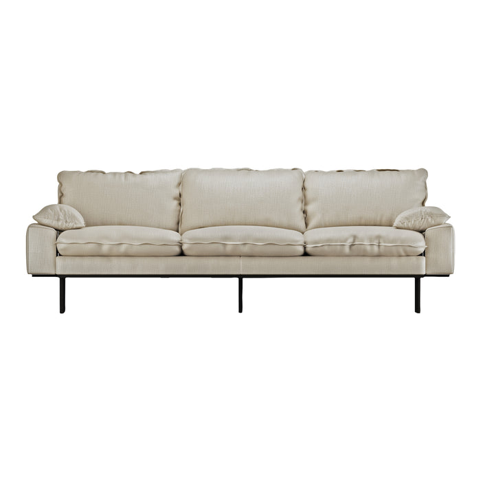 HKliving Retro Sofa 4-zitsbank - Pure Ivory