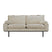 HKliving Retro Sofa  2-zitsbank - Pure Ivory