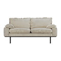 HKliving Retro Sofa  2-zitsbank - Pure Ivory