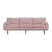 HKliving Retro Sofa  3-zitsbank - Wise Blossom