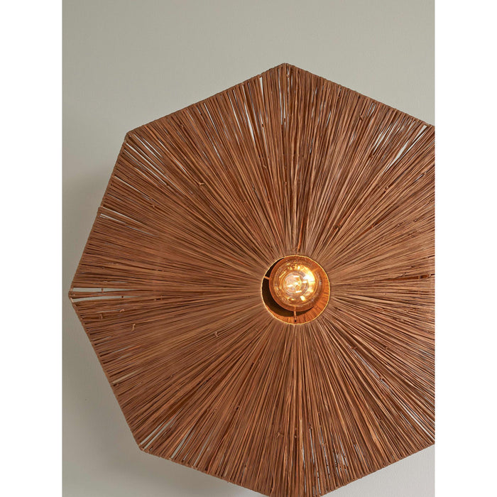 GOOD&MOJO Wandlamp Panama - Bruin - 65x7x65cm