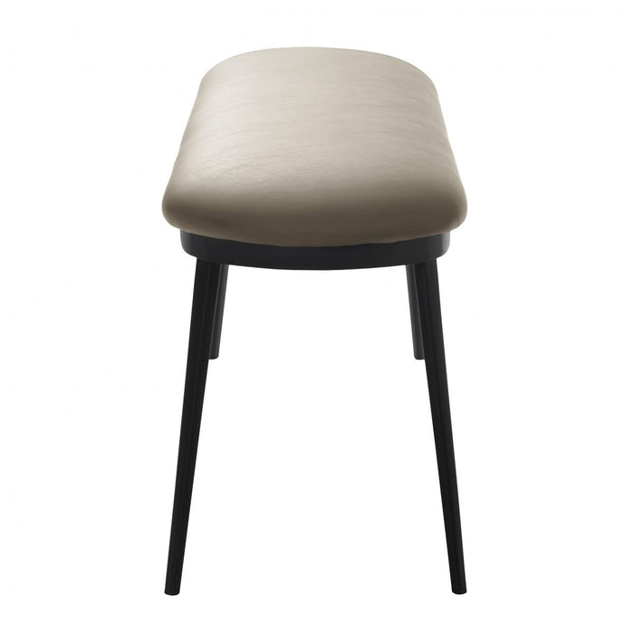 Nordic Home Arvid bankje - 140 cm - leer - taupe