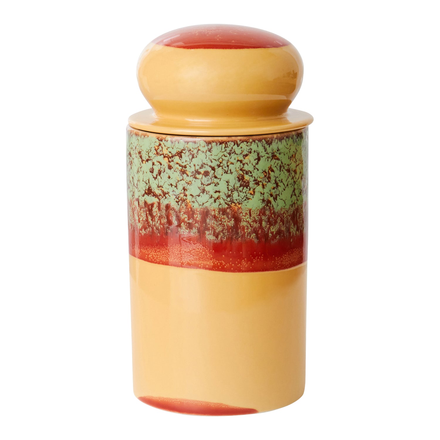 HKliving 70's Ceramics Voorraadpot - Cove