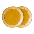 HKliving 70's Ceramics Bord Ø 22 cm - Set van 2 - Paradise