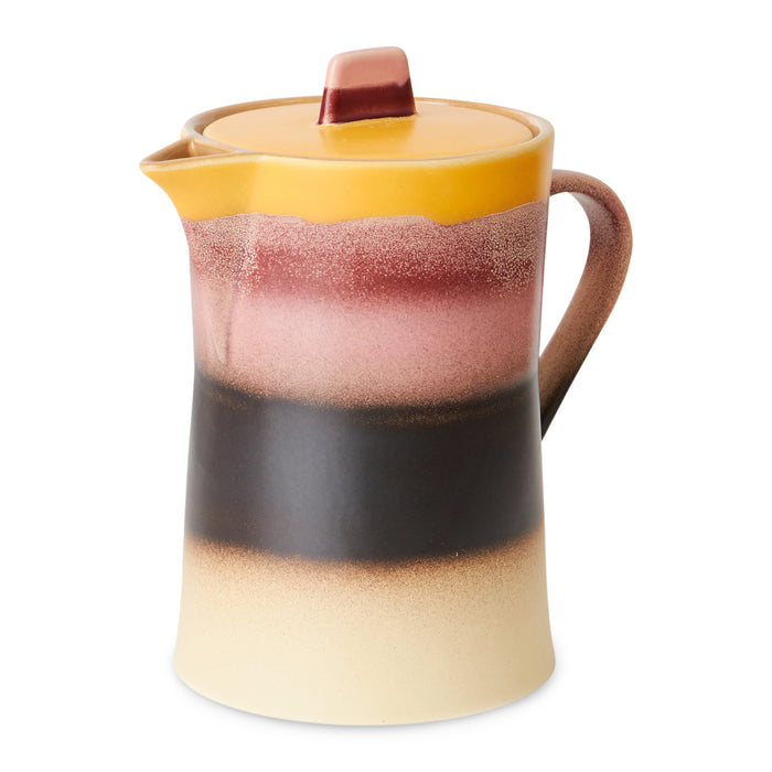 HKliving 70's Ceramics Theepot - Sunset