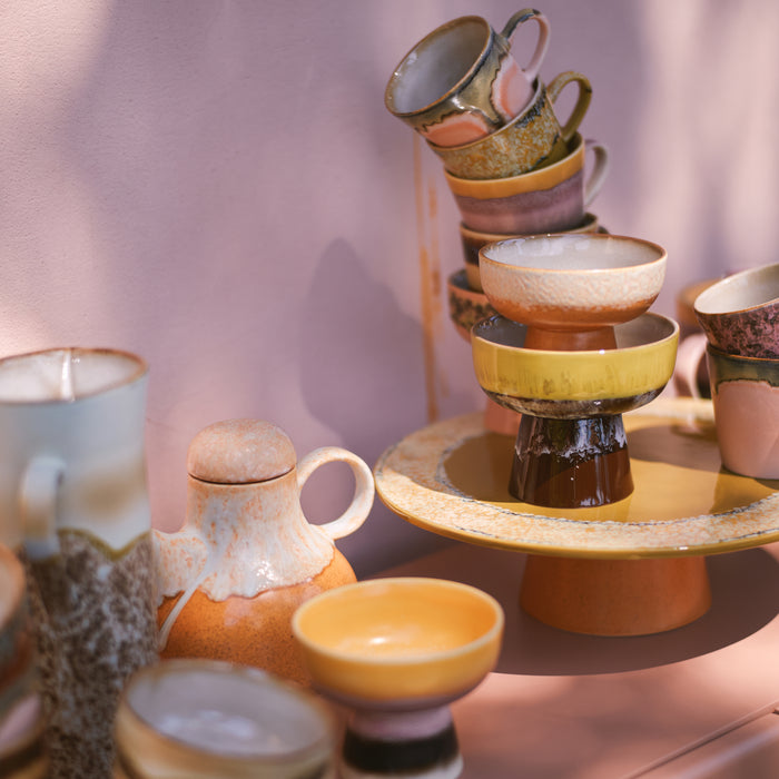 HKliving 70's Ceramics Tapas Schaal Ø 12,5 cm - Creek