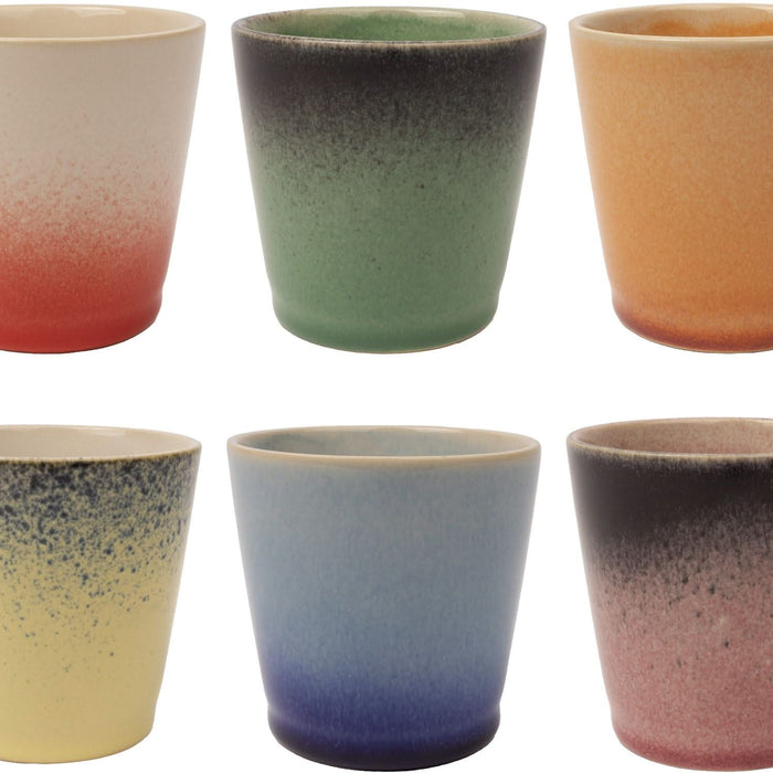 Studio Tavola Koffiekopjes - Senseo Kopjes - Fire - 200 ml - 6 stuks