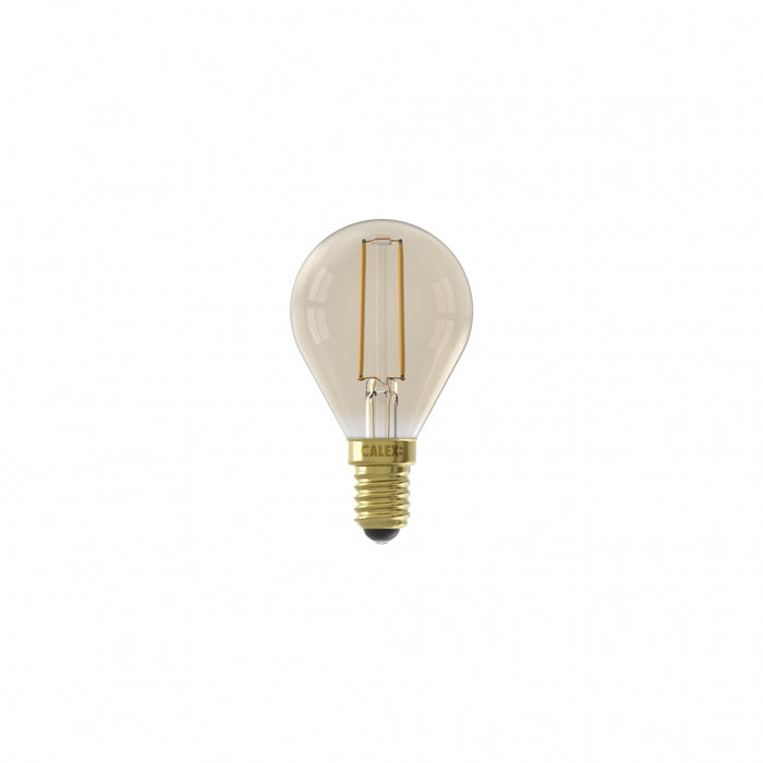 Calex Lichtbron E14  Goud - Glas - 4x8x4cm (BxHxD)