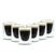 Orange85 Dubbelwandige Espresso Glazen 10cl Set van 4