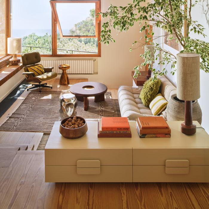 HKliving Spacious Ladekast - 4 Lades - Crème