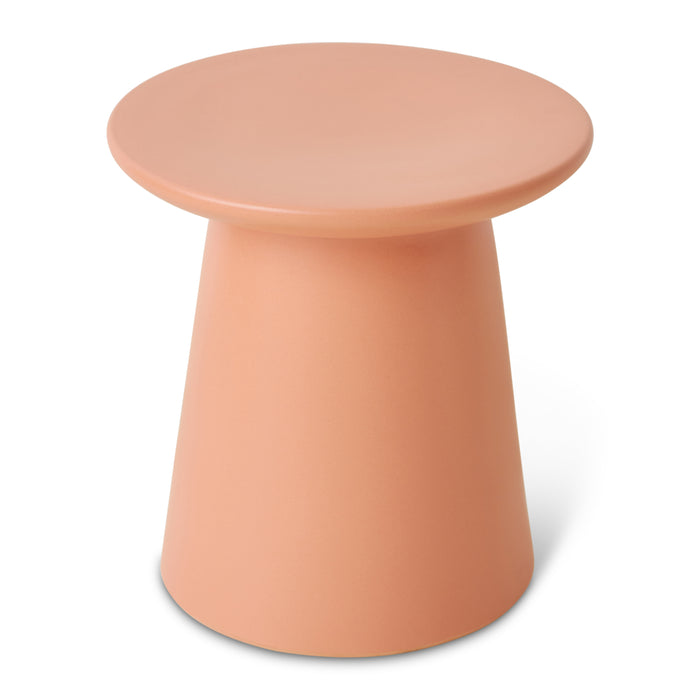 HKliving Earthenware Bijzettafel M - Peach