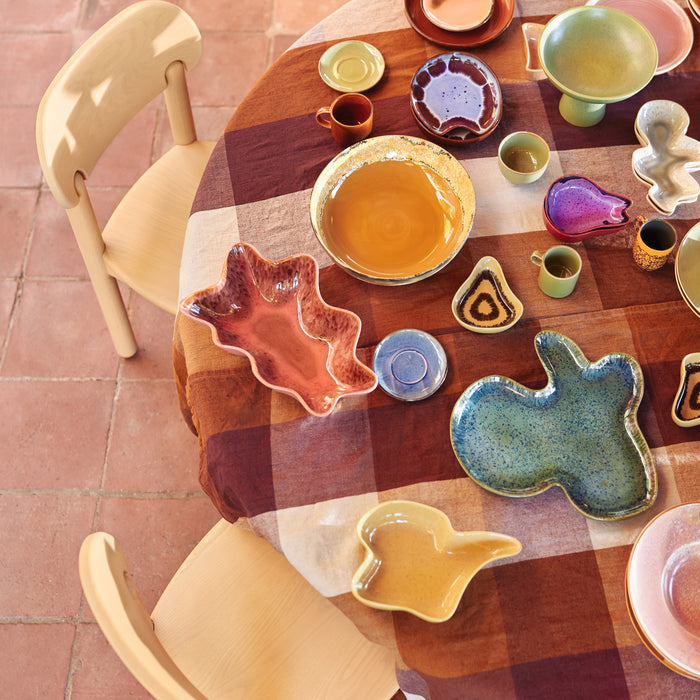 HKliving Shell Serveerschaal - Vanille