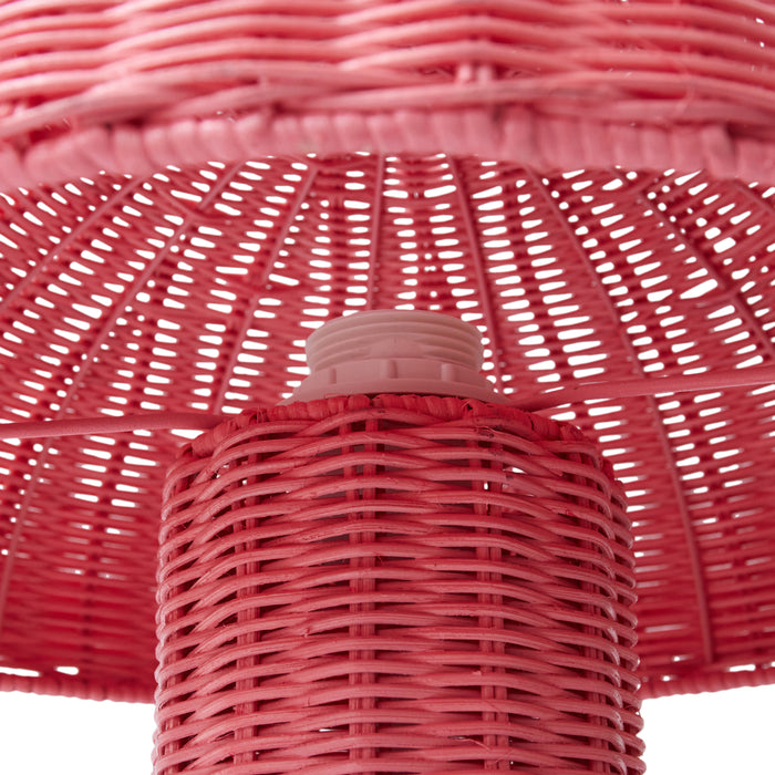 HKliving Rattan Tafellamp - Blush