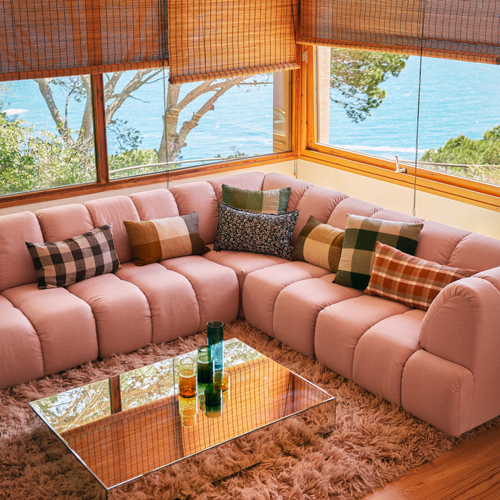 HKliving Wave Bank Element - Hoekstuk - Wise Blossom