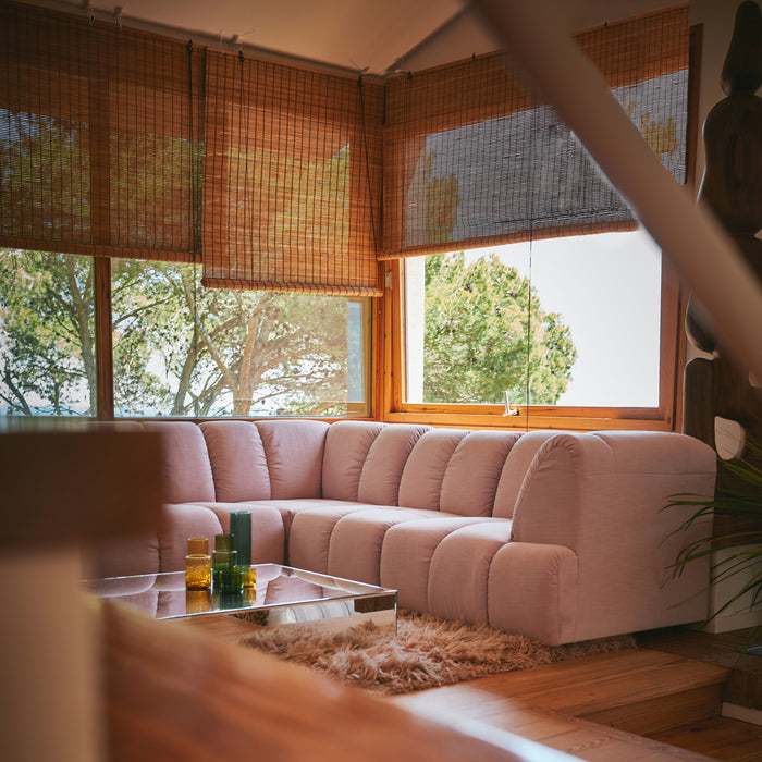 HKliving Wave Bank Element - Hoekstuk Rechts - Wise Blossom