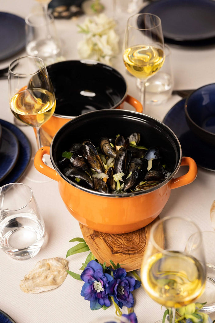 Cosy & Trendy Mosselpan - Oranje - ø 18 cm | 2.8 liter