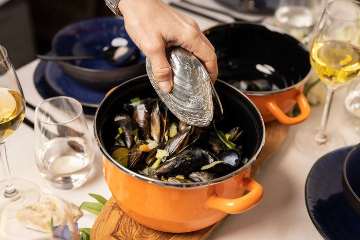 Cosy & Trendy Mosselpan - Oranje - ø 18 cm | 2.8 liter