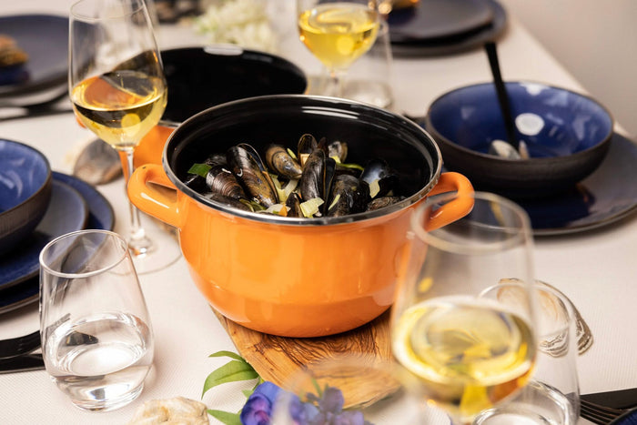 Cosy & Trendy Mosselpan - Oranje - ø 18 cm | 2.8 liter