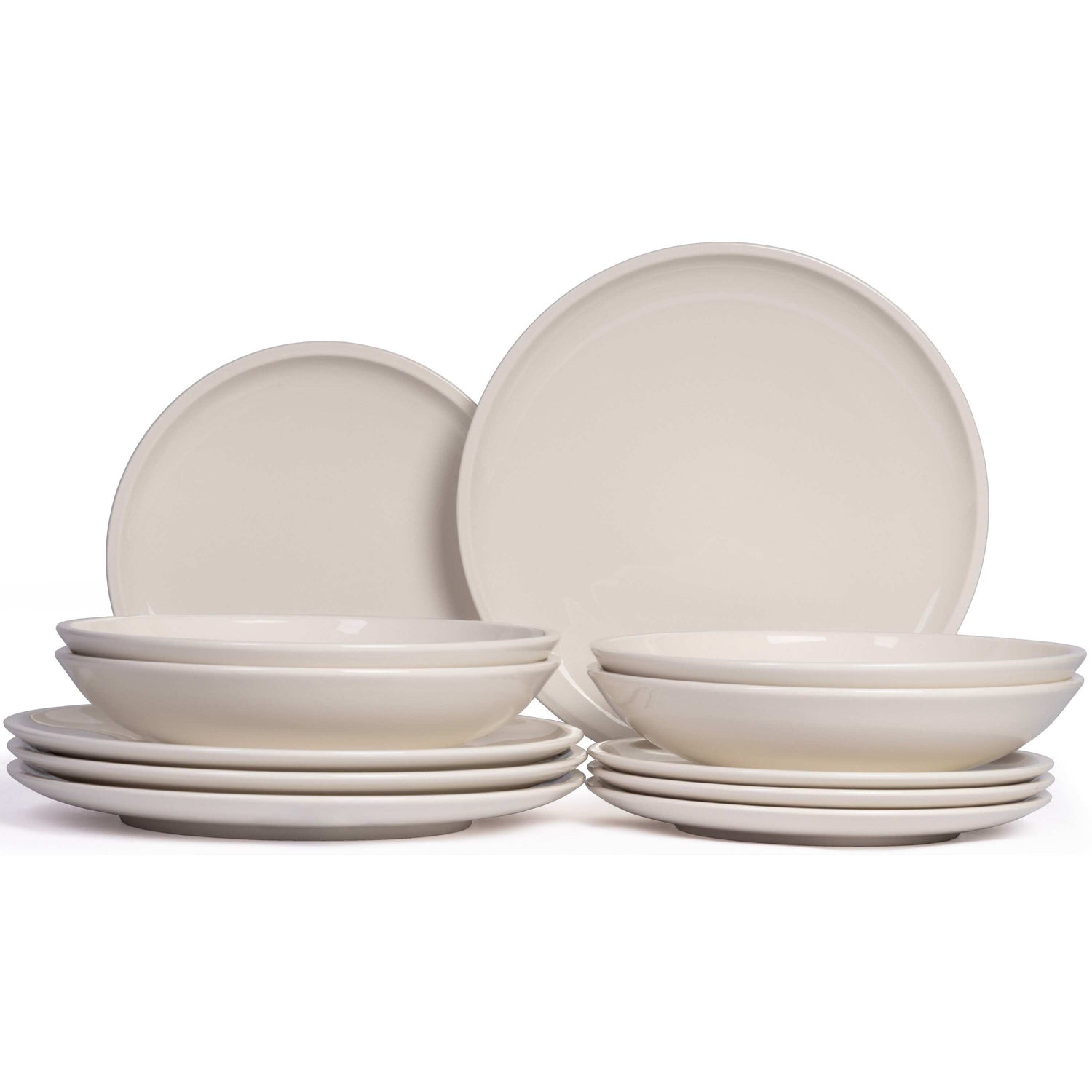 Villeroy & Boch Serviesset Artesano Original - 12-delig | 4 personen - 4 dinerborden, 4 ontbijtborden en 4 diepe borden