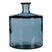 Mica Decorations Guan Glazen Fles - H26 x Ø21 cm - Blauw