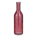 Mica Decorations Rioja Glazen Fles - H50 x Ø15 cm - Bordeaux